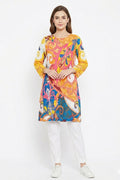Women Cotton Slub Digital Printed Tunic